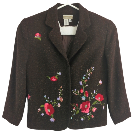 Coldwater Creek Jackets & Coats Coldwater Creek Tweed Blazer With